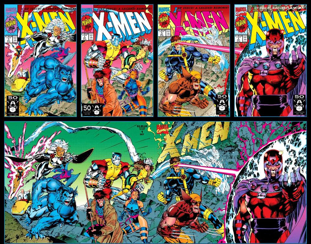 X-MEN (1991) #1 (5 COVER SET) *2 SETS AVAILABLE* - ALL NM *KEY*