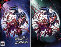 
              Pre-Order: GWENOM vs CARNAGE #1 Clayton Crain Exclusive! 01/30/21 - Mutant Beaver Comics
            
