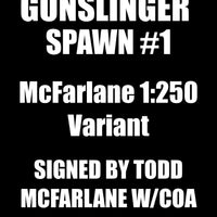 GUNSLINGER SPAWN #1 CVR I 250 COPY INCV MCFARLANE SIGNED (RAW OR GRADED OPTIONS) +FREE CVR A-G & 1:50 (10/31/21)