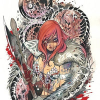 DIE!NAMITE #1 - Momoko Red Sonja Zombie Virgin Variant