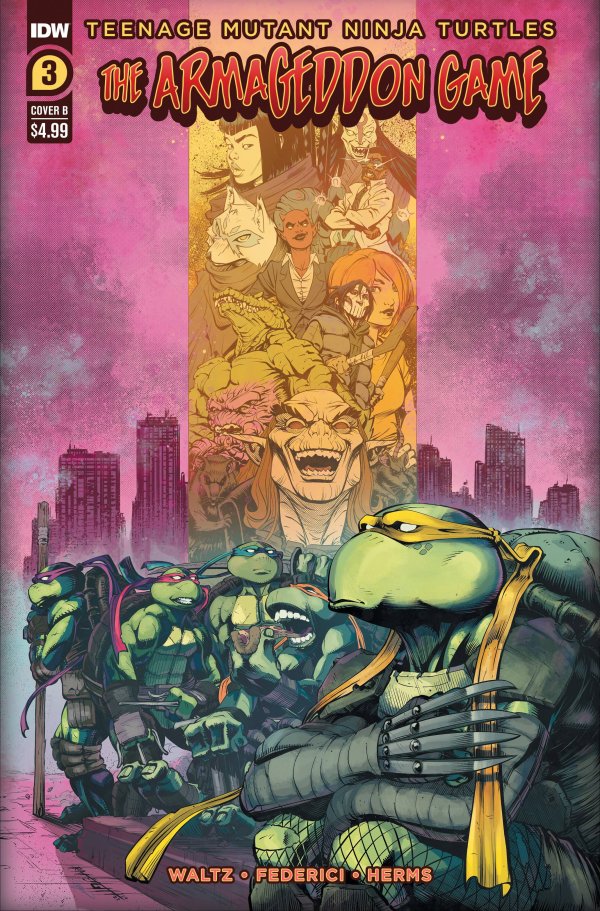 Teenage Mutant Ninja Turtles: The Armageddon Game #3 - Cover B Federici