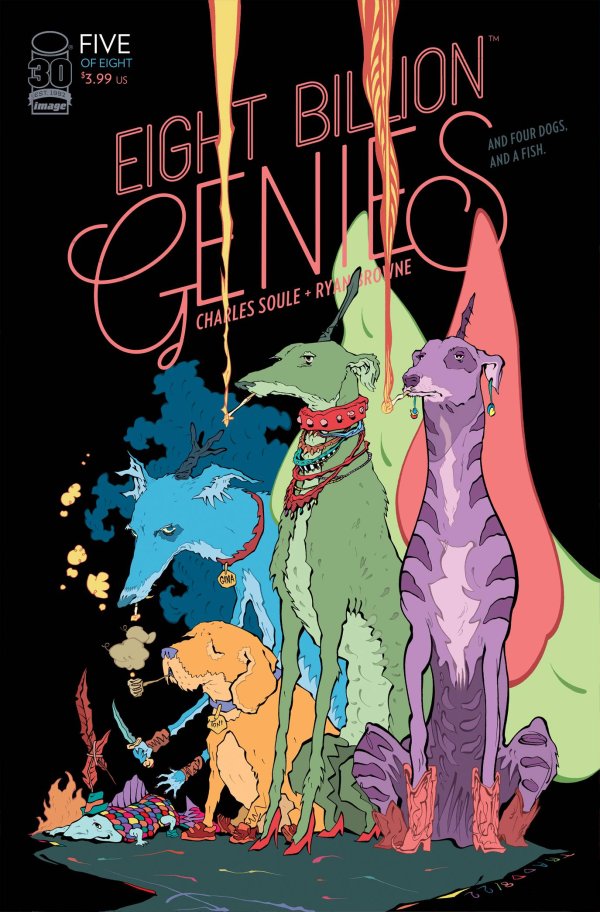 Eight Billion Genies #5 - Cover B Tradd Moore Variant