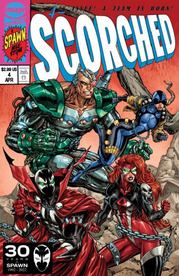 The Scorched #4 - Cover B Todd McFaralane X-Men Homage