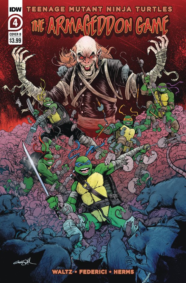 Teenage Mutant Ninja Turtles: The Armageddon Game #4 - Cover B Smith