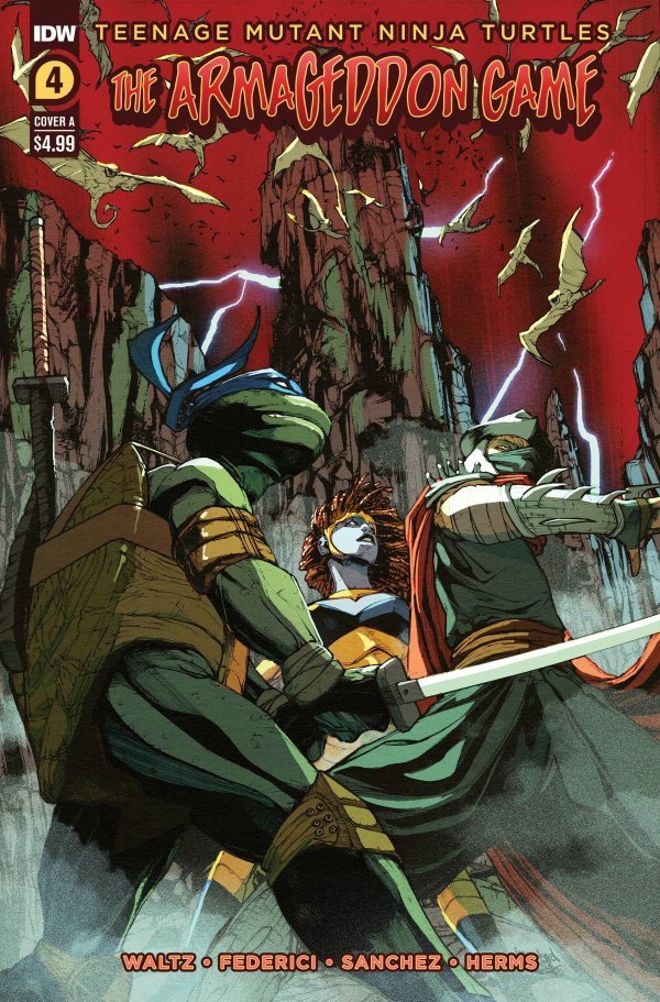 Teenage Mutant Ninja Turtles: The Armageddon Game #4 - Cover A