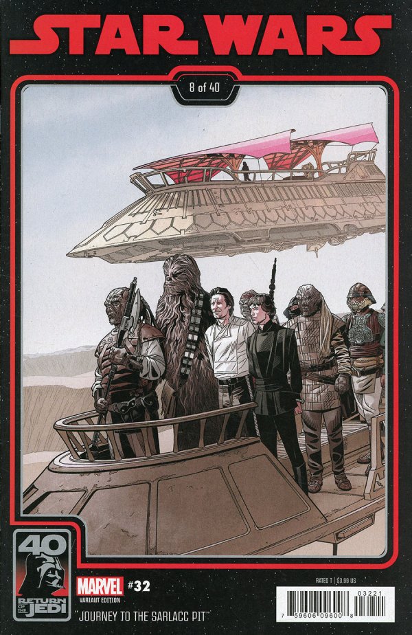 Star Wars #32 - Sprouse Return Of The Jedi 40th Anniversary Variant