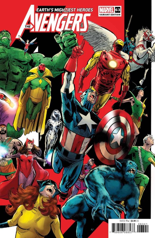 Avengers #63 - Jimenez ’70s Avengers Assemble Connecting Variant