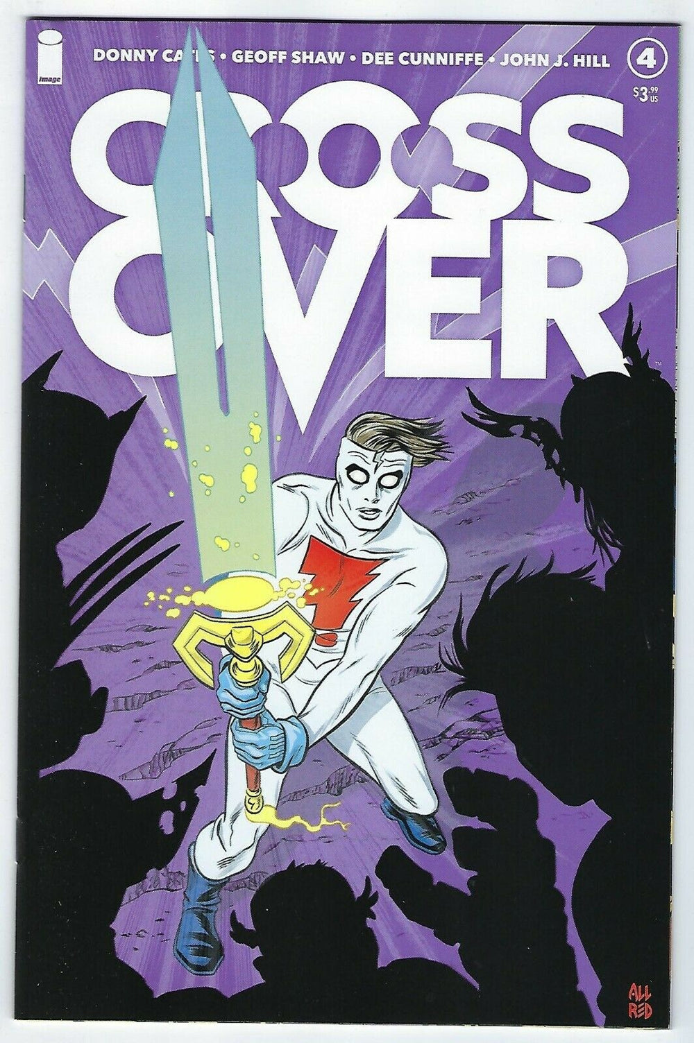 CROSSOVER # 4 Allred Cover B White Suit