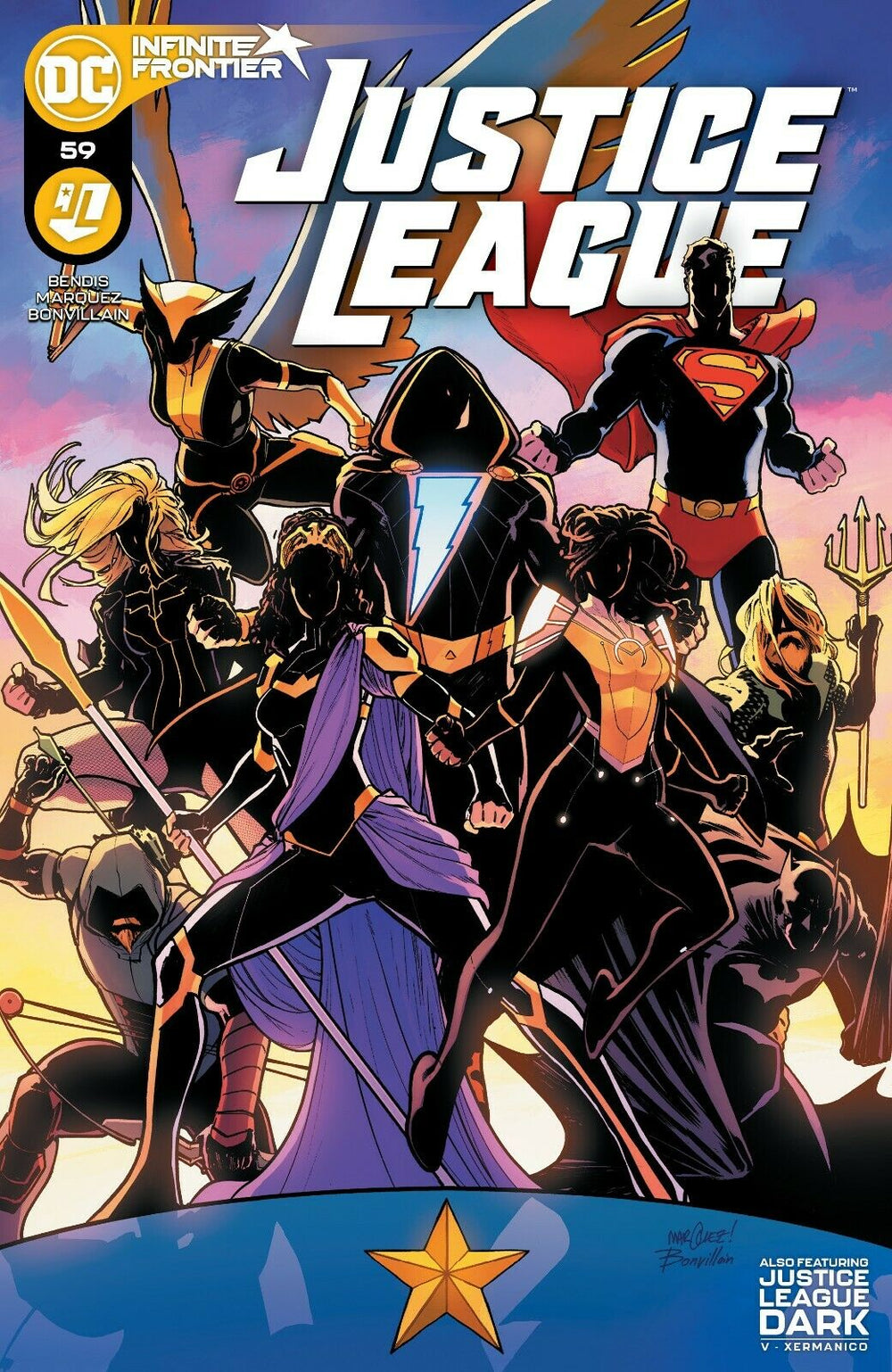 Justice League #59 CVR A Marquez Brian Bendis