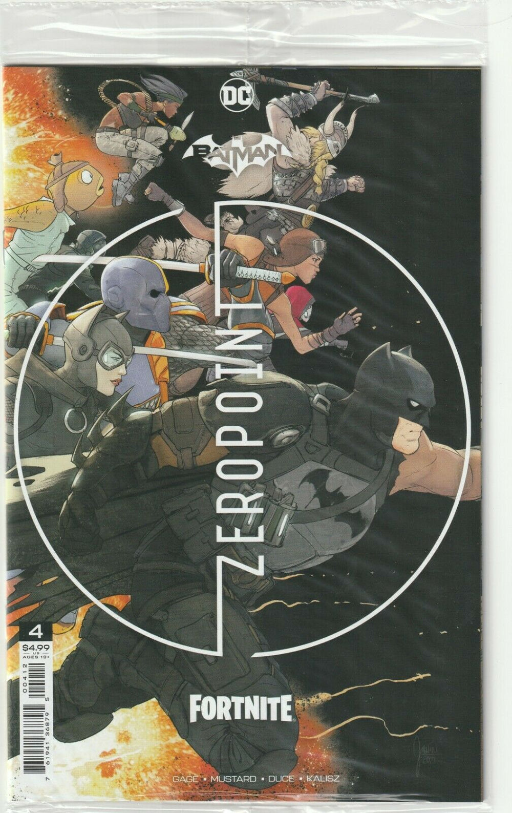 Batman Fortnite Zero Point # 4 Variant Cover 2nd Print