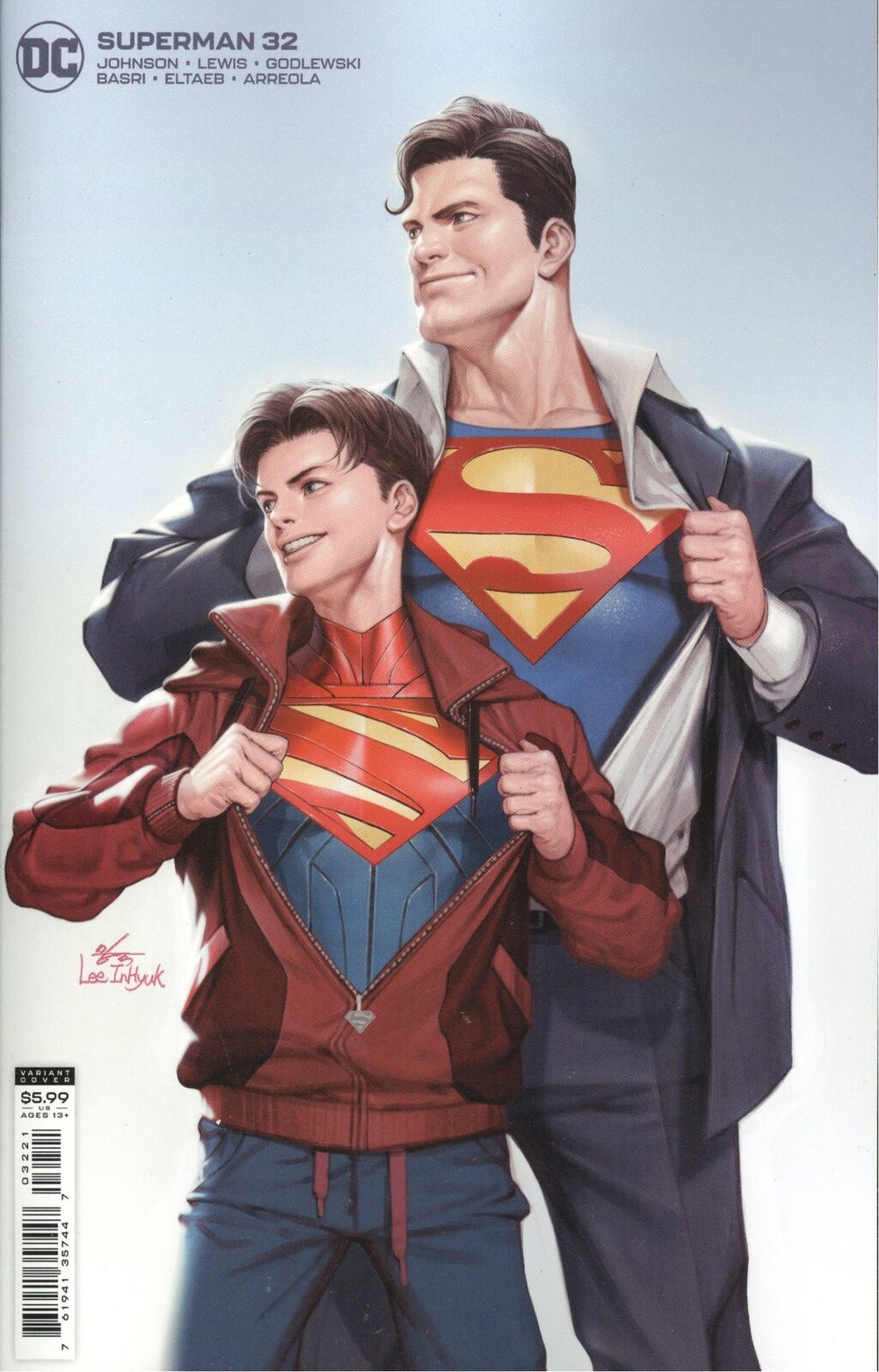 SUPERMAN #32 COVER B INHYUK LEE CARD STOCK VARIANT