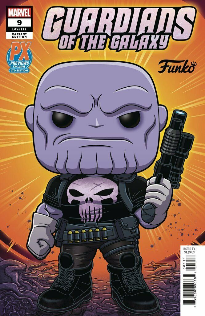 GUARDIANS OF THE GALAXY #9 PUNISHER THANOS FUNKO VARIANT