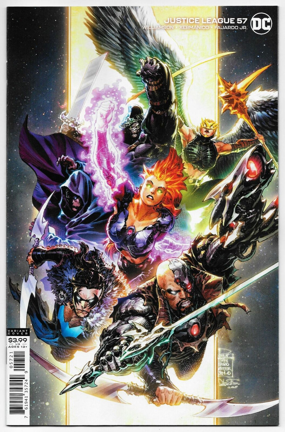 Justice League #57 Philip Tan Variant - Mutant Beaver Comics