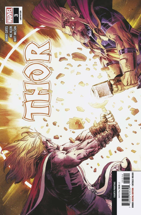 Thor #3 (2020) BLACK WINTER Klein Variant Donny Cates 4TH PRINT - Mutant Beaver Comics