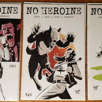 NO HEROINE by Frank Gogol (1st Print) Complete Set (#1-#3) - Mutant Beaver Comics