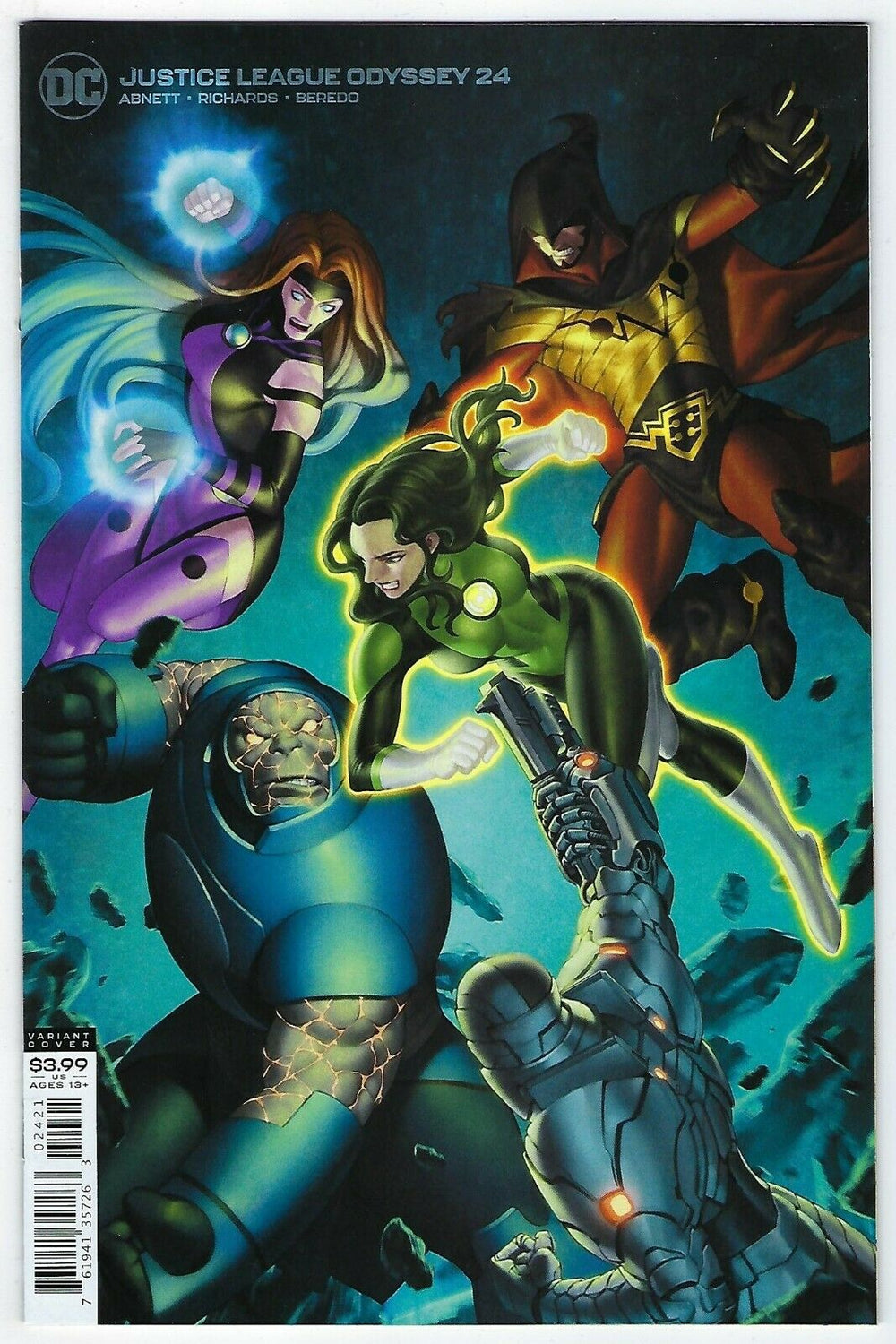 JUSTICE LEAGUE ODYSSEY # 24 Cover B Skan - Mutant Beaver Comics