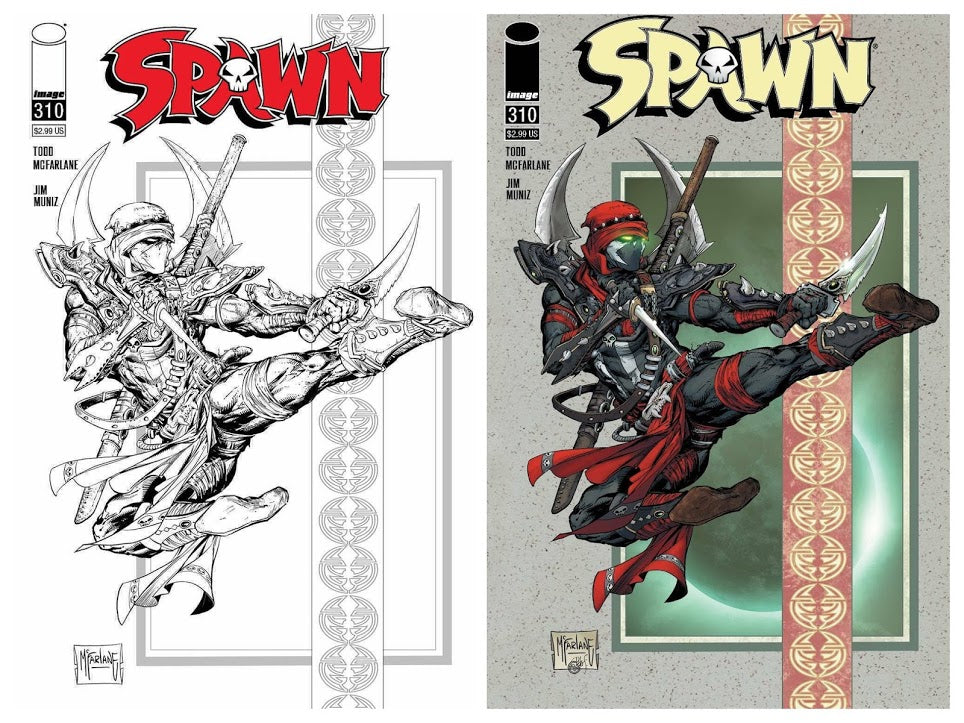 SPAWN #310 Ninja Set (2 Covers) - IN STOCK & READY TO SHIP