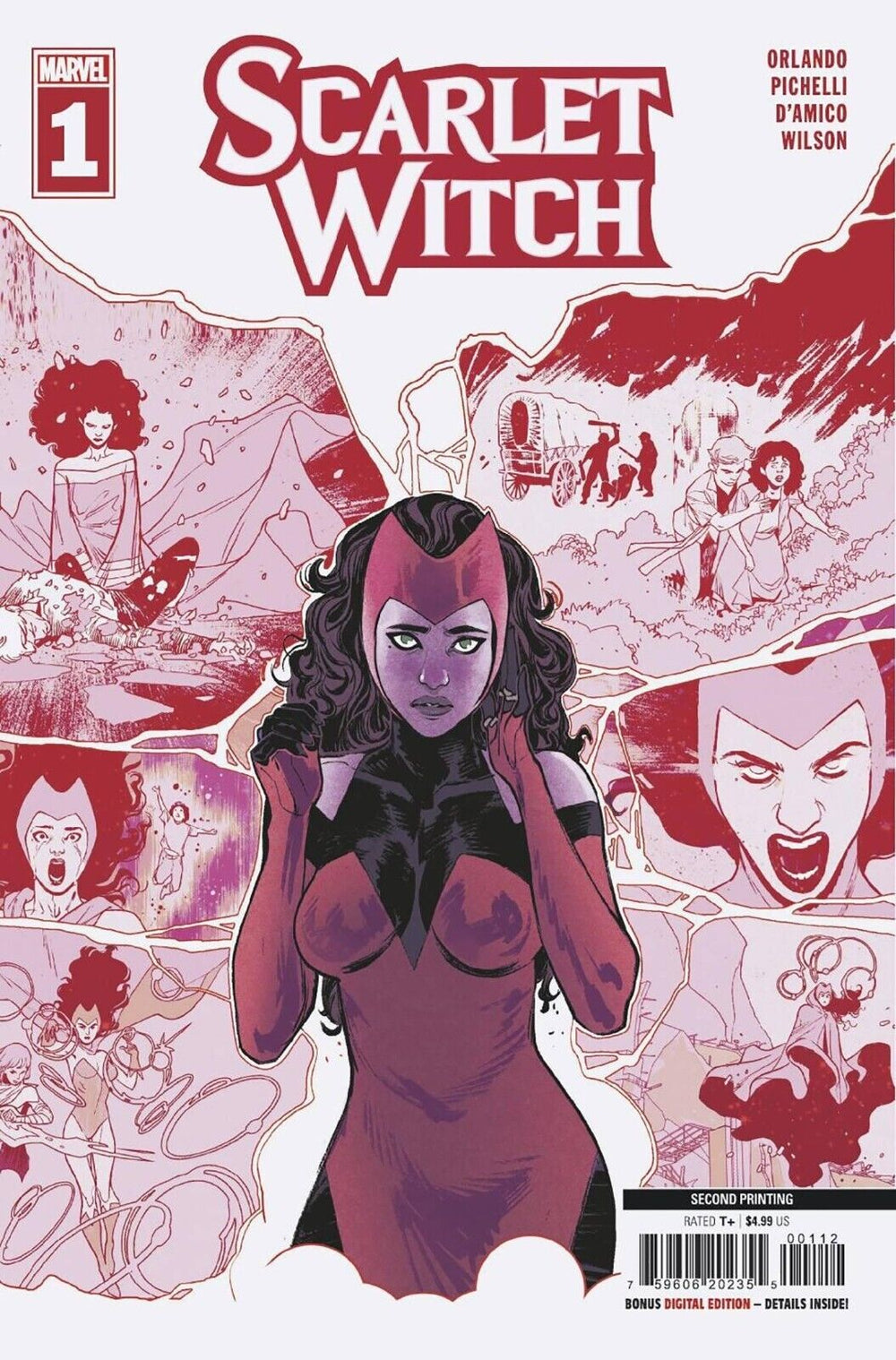 SCARLET WITCH #1 2ND PRINT PICHELLI VARIANT