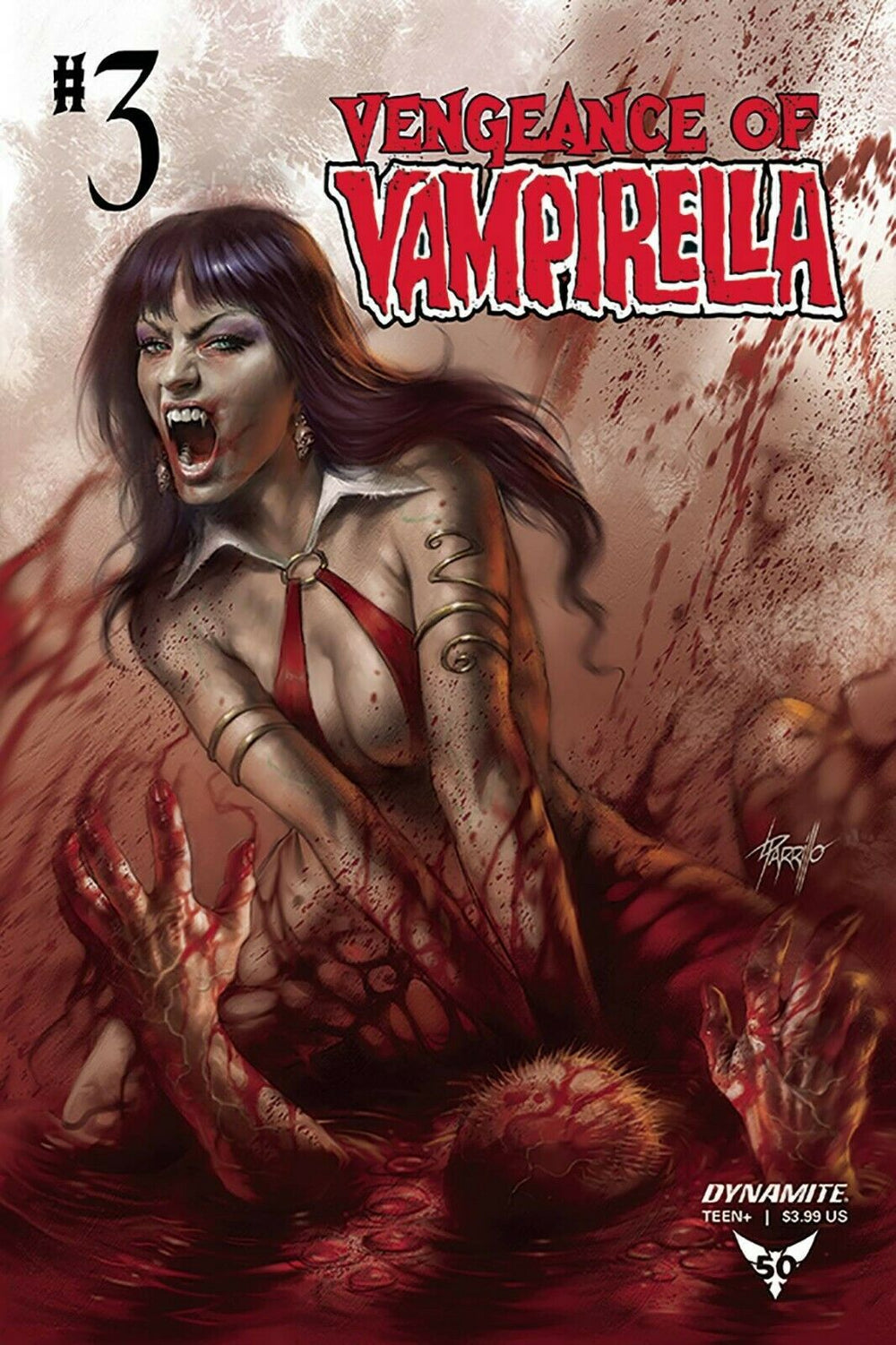 VENGEANCE OF VAMPIRELLA #3 PARRILLO CVR A - Mutant Beaver Comics