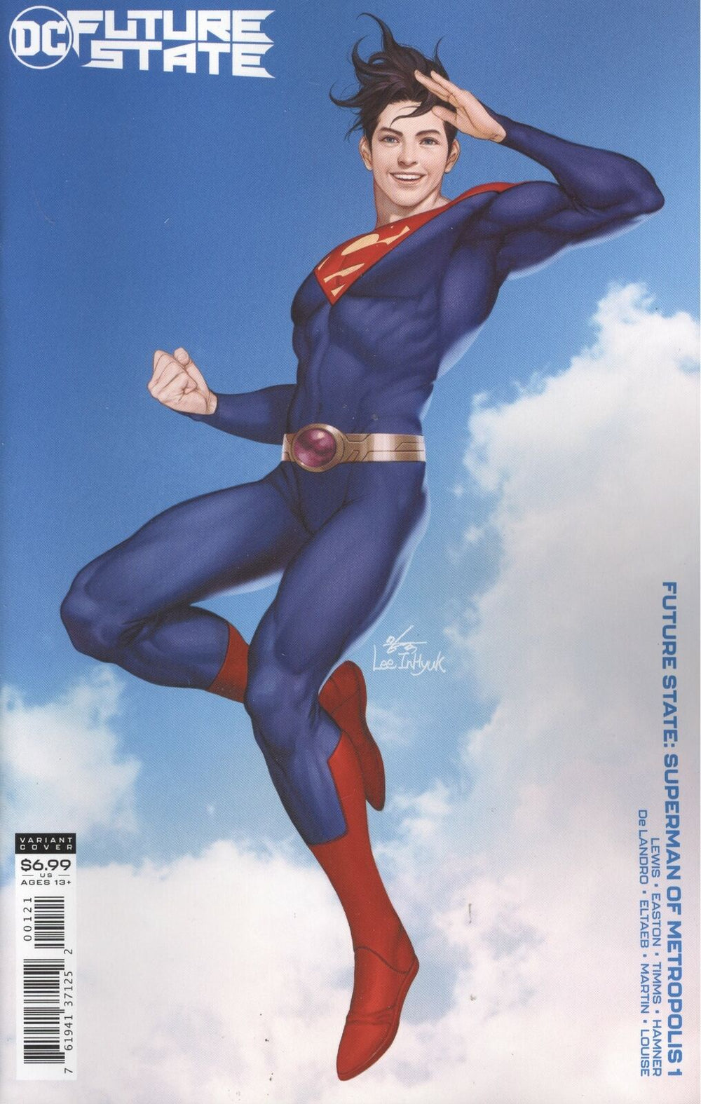 FUTURE STATE SUPERMAN OF METROPOLIS #1 COVER B INHYUK LEE CARD STOCK VARIANT - Mutant Beaver Comics