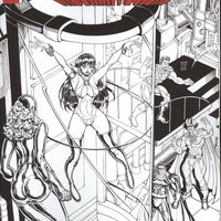 VAMPIRELLA DARK POWERS #1 11 COPY ROBSON B&W - Mutant Beaver Comics