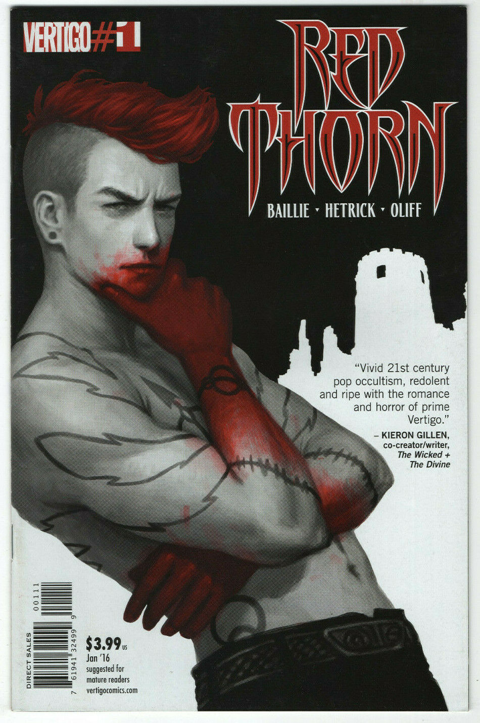 RED THORN #1- #3 VERTIGO COMICS 1ST PRINT TV SHOW OPTED