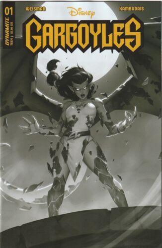 Gargoyles # 1 - Cover ZH 1:10 Leirix Black and White Variant