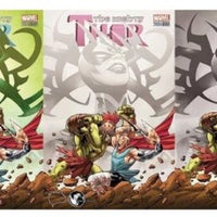 MIGHTY THOR #700 Greg Land EXCLUSIVE SET (3 Covers) - Mutant Beaver Comics